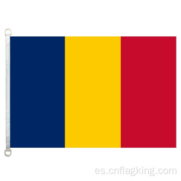 Bandera nacional de la República de Chad de 90 * 150 cm 100% poliéster